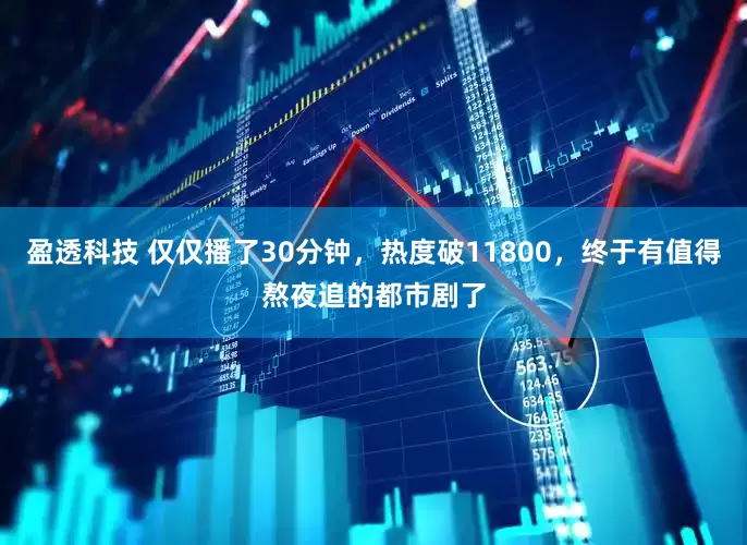 盈透科技 仅仅播了30分钟，热度破11800，终于有值得熬夜追的都市剧了
